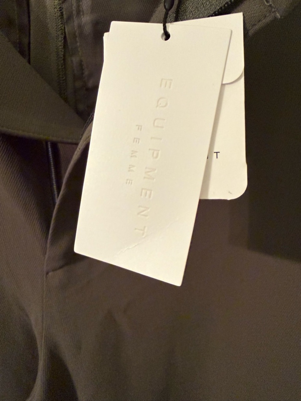 Equipment Femme Elowen Tailored Trousers NWT Slit Hem Pants Size 4 - Picture 5 of 10